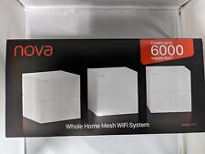 Usado, Sistema WiFi Tenda Nova Mesh MW6 - Cobre até 6000 pés quadrados - AC1200 casa inteira comprar usado  Enviando para Brazil