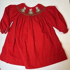Red corduroy smocked for sale  Clarksville