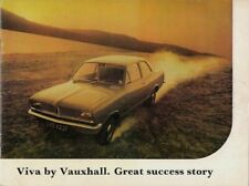 Vauxhall Viva HB Saloon 1967-68 UK Market Sales Brochure Standard De Luxe SL 90 for sale  UK
