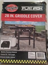 Char-Griller 8175 Flat Iron 2 Burner Outdoor Gas Griddle Grill Cover, Black for sale  Shipping to South Africa