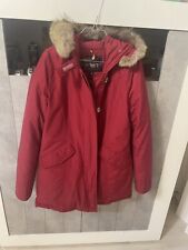 Woolrich parka rosso usato  Spedire a Italy