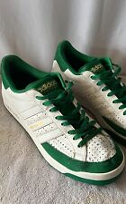 Raras zapatillas de tenis Adidas ""ILIE NASTASE"" 2004 para hombre 13 verdes limpios/blancos, usado segunda mano  Embacar hacia Mexico