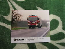 Folheto de motor de bombeiros Scania P94 GB6x4 310 prospekt foto de fábrica, usado comprar usado  Enviando para Brazil