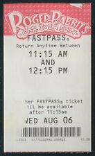 Disneyland fastpass roger d'occasion  Expédié en Belgium