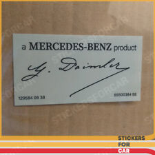 Mercedes G Daimler Signed White Windshield Glass 1155840640 6550038498 Replica for sale  Shipping to South Africa