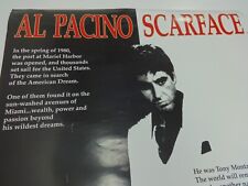 Scarface movie poster for sale  HODDESDON