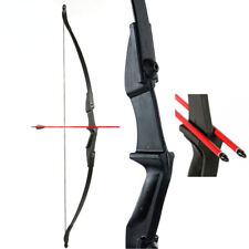 Used, 30lbs/40lbs Recurve Bow and Arrows Set Double Arrow for Shooting Hunting Sports for sale  Shipping to South Africa