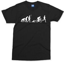 Camiseta Funny Triathlon Natação Ciclismo Running Top Atletismo Esportes Gift Tee comprar usado  Enviando para Brazil