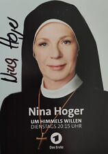 Nina hoger autograph for sale  Shipping to Ireland