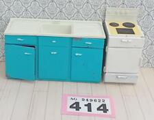 #414 Tri-ang Spot-on "Leisure" kitchen sink unit + cooker 1/16, for dolls house, used for sale  Shipping to South Africa