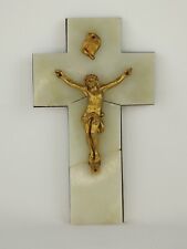 Crucifix marbre laiton d'occasion  Doudeville