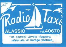 Adesivo vintage radio usato  Albenga
