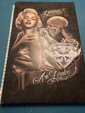 Esqueleto de tatuagem Marilyn Monroe Diamonds Are Forever em moldura de arte de madeira comprar usado  Enviando para Brazil