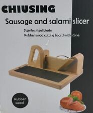 Cortador de guilhotina salame salsicha madeira alimentos silicador vegetal  comprar usado  Enviando para Brazil