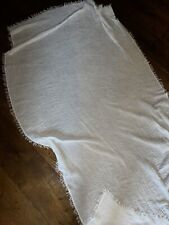 White shawl throw for sale  GLOSSOP