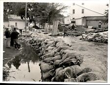 LG39 '57 Original Jack Gillis Foto BOLSAS DE ARENA SOPORTE PUNTOS CRÍTICOS CUERVO RÍO INUNDACIÓN segunda mano  Embacar hacia Argentina