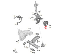 Juego de cojinete de rueda original VW/AUDI 5WA407621 eje delantero L/R AUDI CUPRA SEAT SKODA VW segunda mano  Embacar hacia Argentina