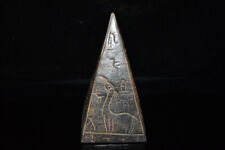 Estátua de pirâmide requintada esculpida à mão de meteorito natural chinês colecionável 19378, usado comprar usado  Enviando para Brazil