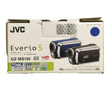 Videocámara con memoria JVC Everio S modelo azul GZ-MS130 y bolsa para cámara segunda mano  Embacar hacia Argentina