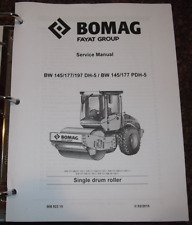 MANUAL DE SERVIÇO COMPACTADOR DE ROLO ÚNICO BOMAG BW 145 177 197 DH-5 PDH-5 comprar usado  Enviando para Brazil