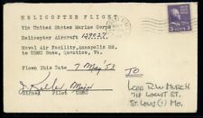 1953 Voo de helicóptero via United States Marines Annapolis para Quantico envelope comprar usado  Enviando para Brazil