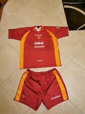 1997-98 As Roma Completo  Diadora Maglia + pantaloncini tg L  usato  Fiumicino