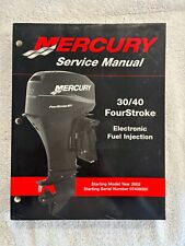 MERCURY 30/40 FOURSTROKE ELECTRONIC FUEL INJECTION  SERVICE MANUAL for sale  Shipping to South Africa