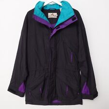 Chaqueta de Esquí De Colección EMS Eastern Mountain Sports Negra con Cremallera Completa con Capucha Grande segunda mano  Embacar hacia Argentina