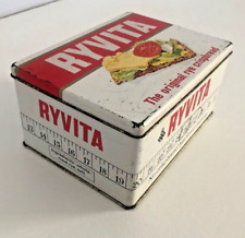 Retro ryvita tin for sale  HALIFAX