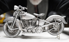 réplica em miniatura Harley Knucklehead Pewter motocicleta antiga EP25016 comprar usado  Enviando para Brazil