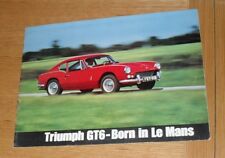 Triumph gt6 brochure for sale  FAREHAM