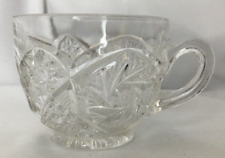 Usado, Vintage Imperial Glass Whirling Star Clear Punch Cup Substituição comprar usado  Enviando para Brazil