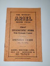Ariel motorcycle owners for sale  CAMBERLEY