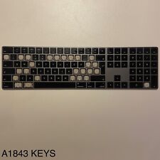 Usado, Teclado mágico Apple A1843 con almohadilla numérica negro/gris espacial 1 llave y bisagra segunda mano  Embacar hacia Argentina