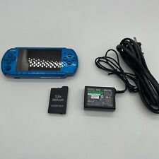 Sony PSP 3000 VIBRANT BLUE Play Station Portable Charger, Battery, 64gb Japanese for sale  Shipping to South Africa