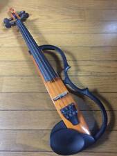 YAMAHA SV-100 Electric Silent Violin 4-Strings Brown Used with case for sale  Shipping to Canada