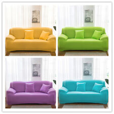 Conjunto de capas protetoras de sofá 1/2/3/4 elásticas 4 lugares capa sólida para sofá comprar usado  Enviando para Brazil