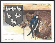 WILLS - HERALDIC SIGNS & THEIR ORIGIN - #7 THE MARTLET, used for sale  Shipping to South Africa