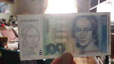 100 banknote geldschein gebraucht kaufen  Klostermansfeld