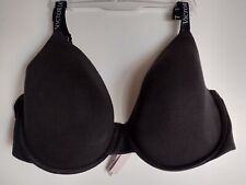 Sutiã Victoria's Secret 40DD preto camiseta levemente forrada cobertura total com aro C comprar usado  Enviando para Brazil