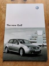 Volkswagen golf brochure for sale  LEICESTER
