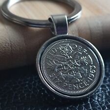 Lucky sixpence keyring for sale  PEACEHAVEN