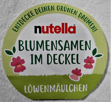 Ferrero nutella blumensamen gebraucht kaufen  Karstädt