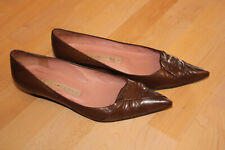 Lace brown pumps for sale  Shipping to Ireland