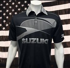 SUZUKI Outboard Performance 350 Motors Men's Boating Fishing Polo Jersey Shirt M for sale  Shipping to South Africa