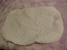 White quilted bassinet for sale  Medway
