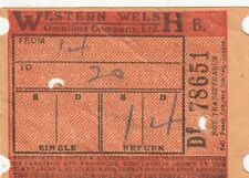 Bellgraphic ticket. western for sale  OLDHAM