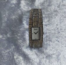 Usado, Relógio feminino D&G Dolce & Gabbana 3719251024 Est Chic pulseira de cristais de pedras comprar usado  Enviando para Brazil