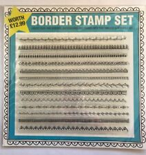 Border stamp set for sale  BRISTOL