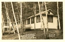 Cartão postal antigo RPPC - Mandalay, Big Bass Lake, Eagle River, WIS - Parfitt comprar usado  Enviando para Brazil